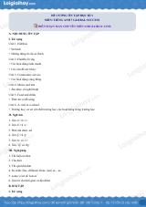 Đề cương ôn tập HK1 tiếng Anh 7 global success có đáp án